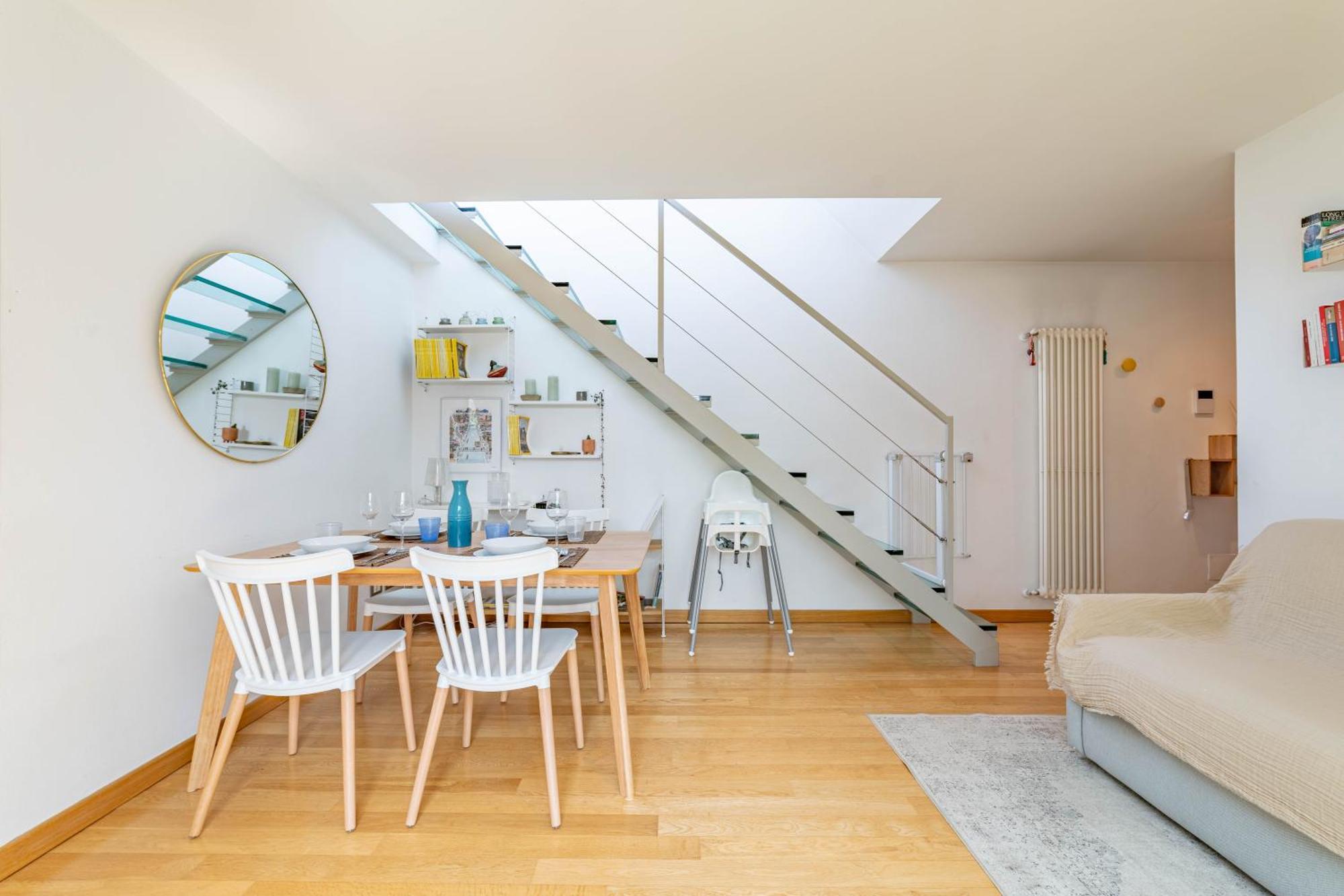 Appartamento 10' Navigli, Penthouse With Panoramic View *